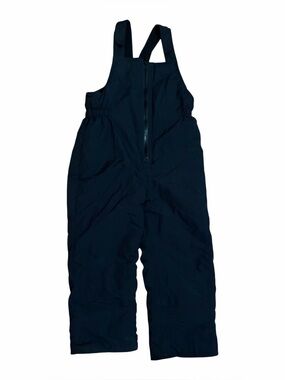 HONORS Vintage Black Snow Ski Pants Bibs Zippered Children Toddler Size 4T